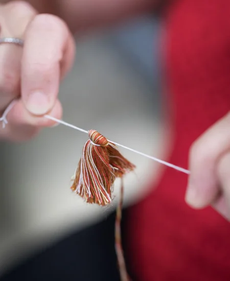 fambrication de pampilles chaussettes personnalisées